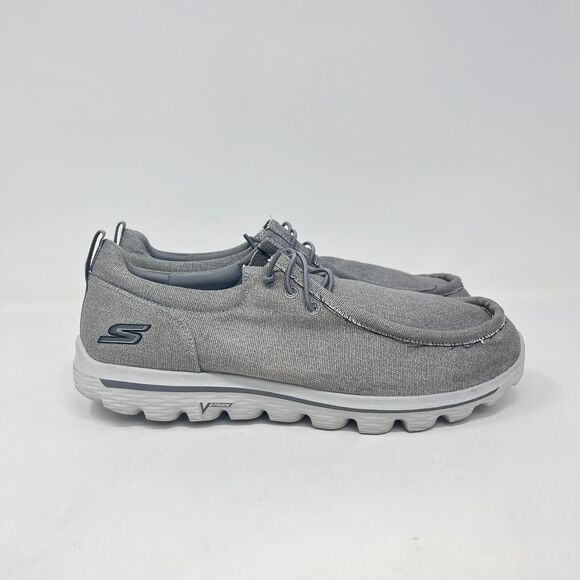 Skechers Performance Go Walk 2 Spring Fun Gray Comfort Casual Shoe Men\'s Size 9
